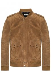 Saint Laurent Suede jacket Mens Clothing Vitkac at Vitkac